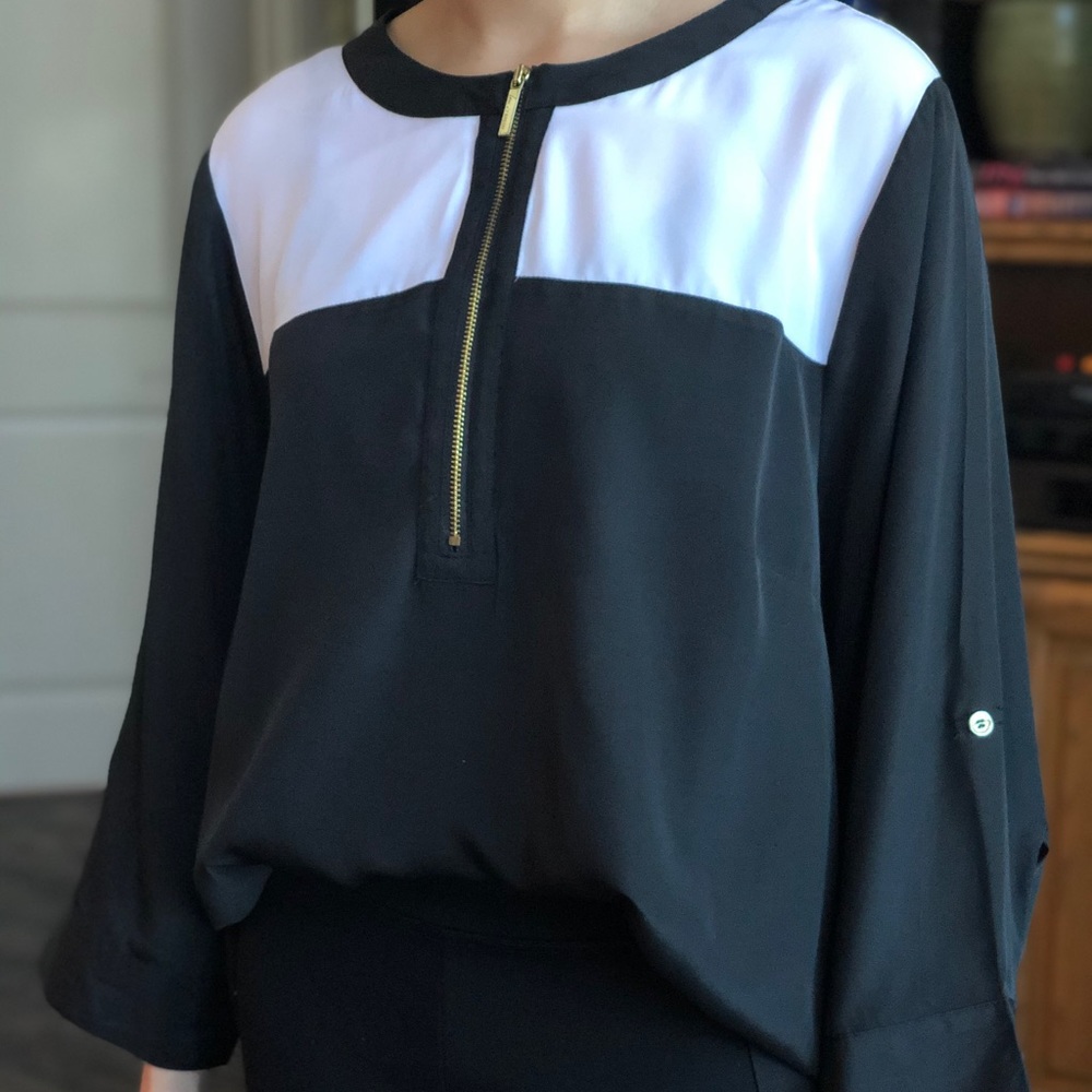 EUC colorblock top